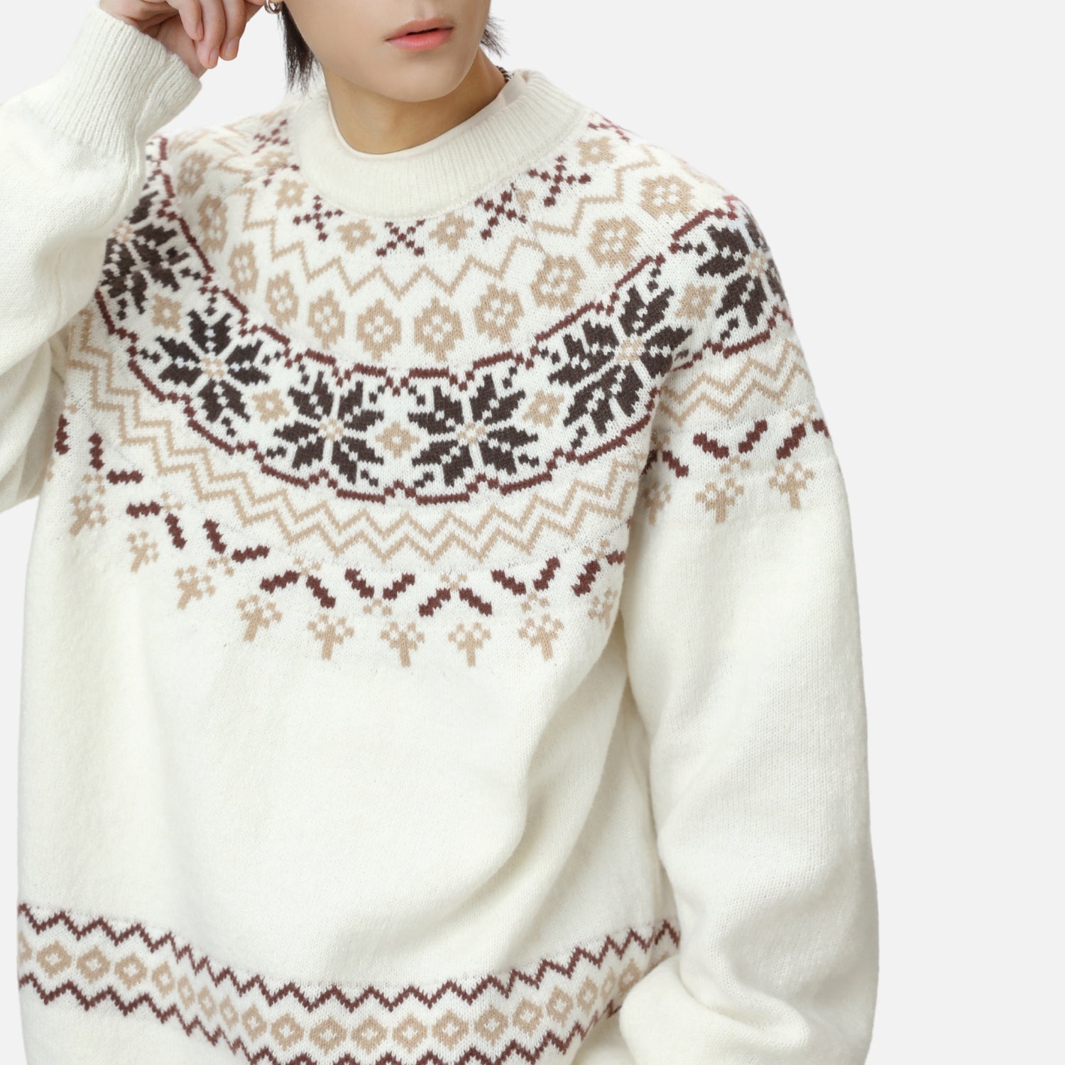 Fair Isle Knit Sweater