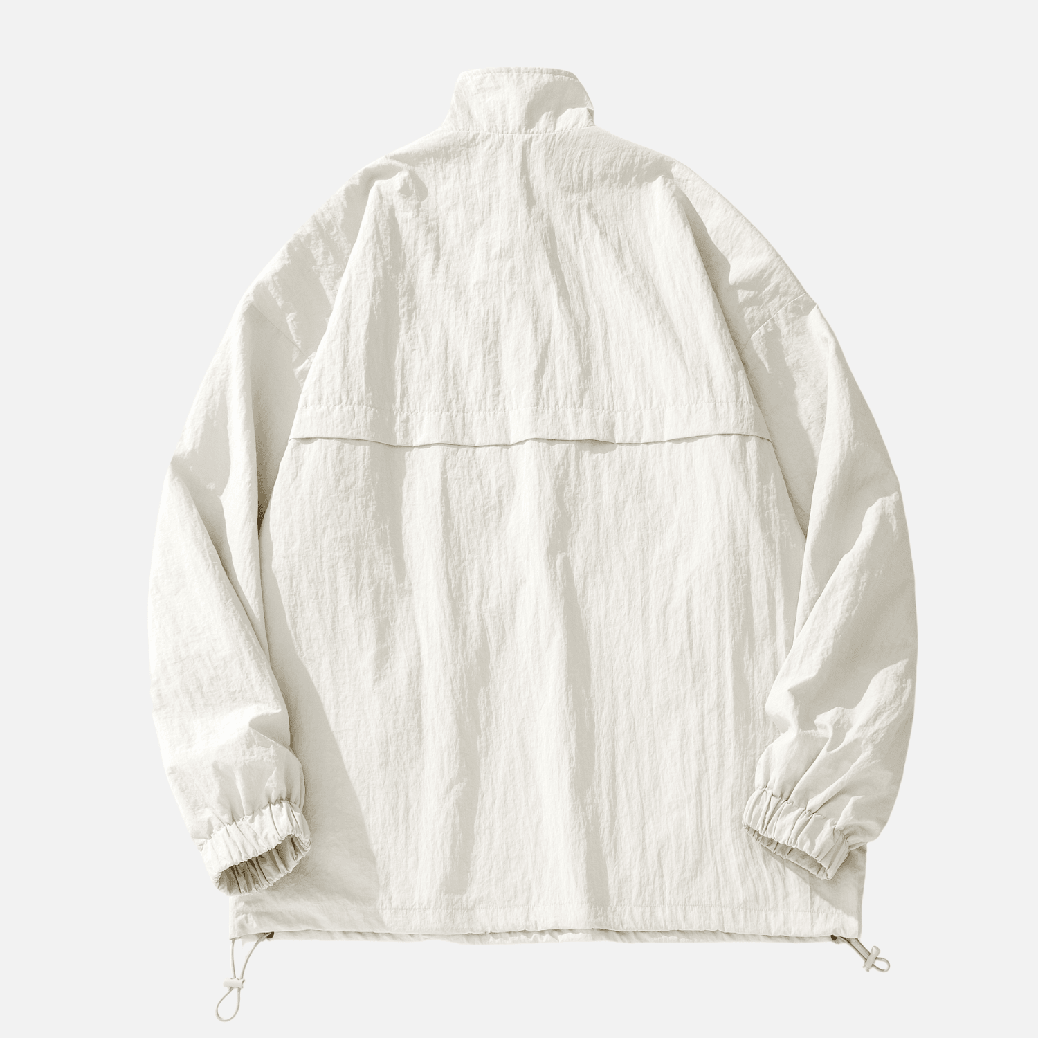 Chaqueta táctica impermeable con textura y media cremallera