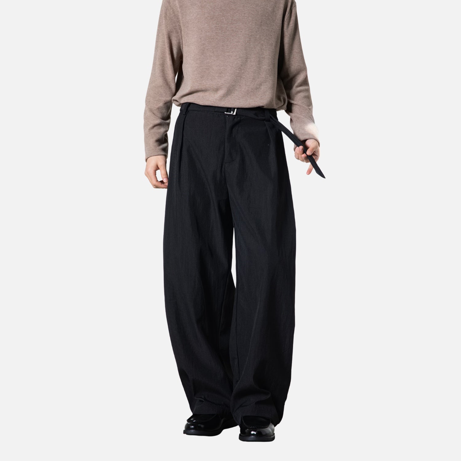 Japanese Wrinkled Texture Trousers