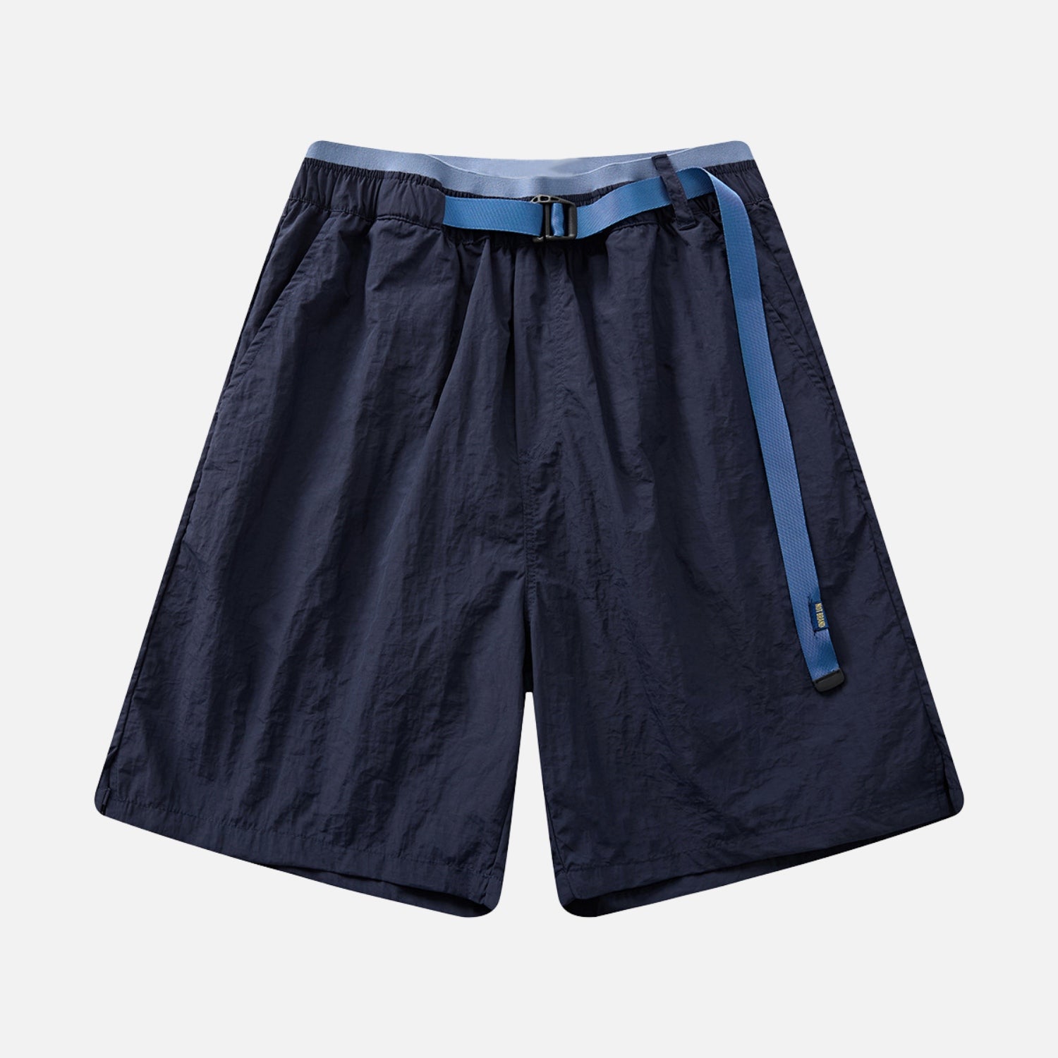 Colorblock Double-Waist Shorts