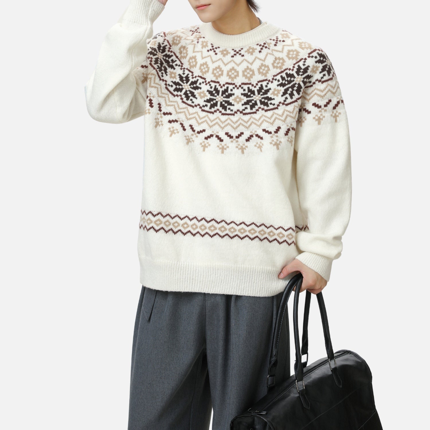 Fair Isle Knit Sweater