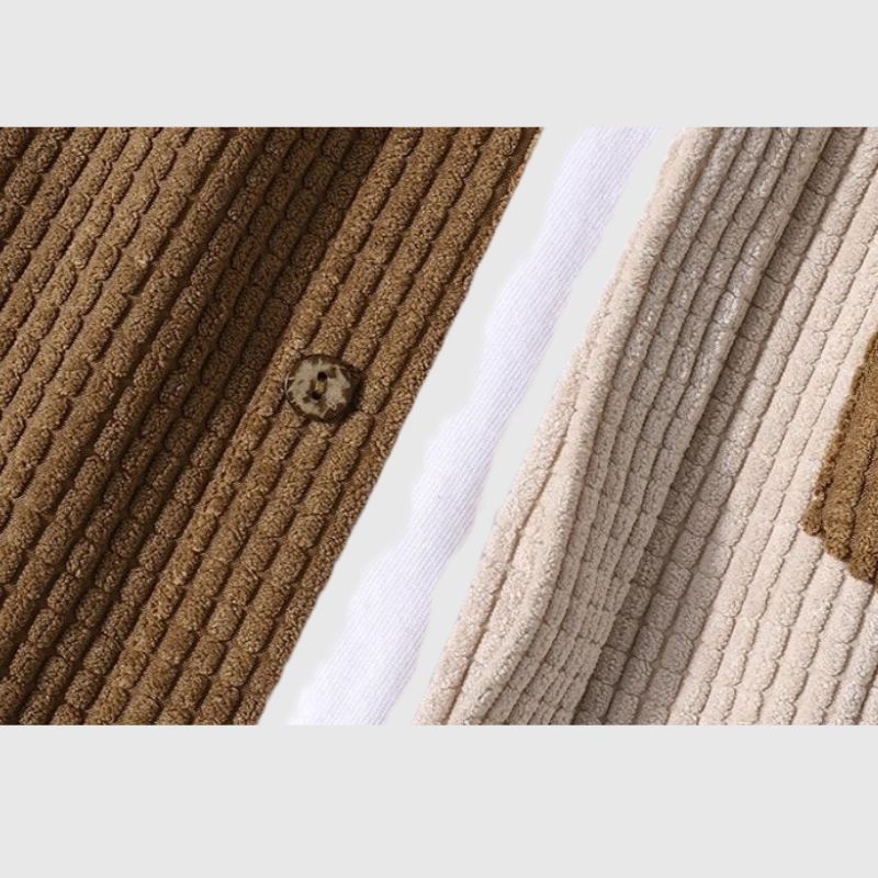 Conjuntos de pana con patchwork de gofres