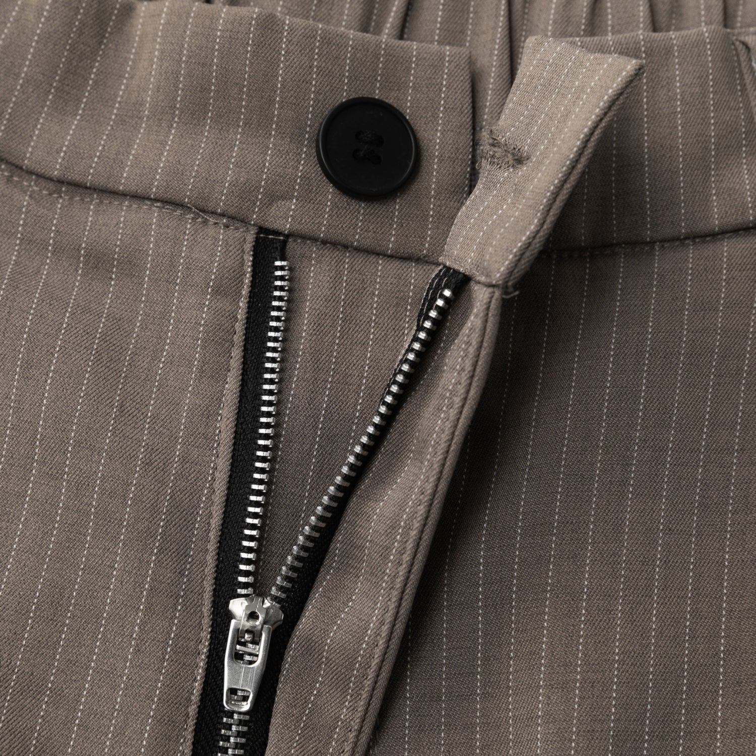 Vintage Striped Tailored Shorts