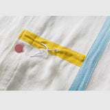 Ribbon Patchwork Color Jacket