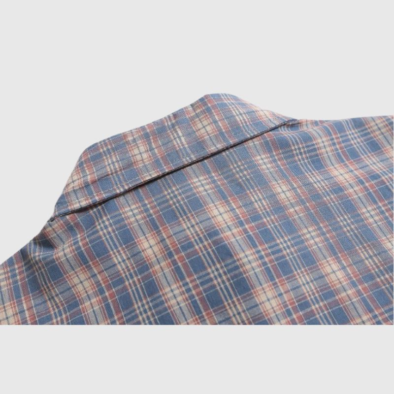 Patchwork Plaid Shirt