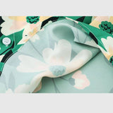 Camisas florales verdes