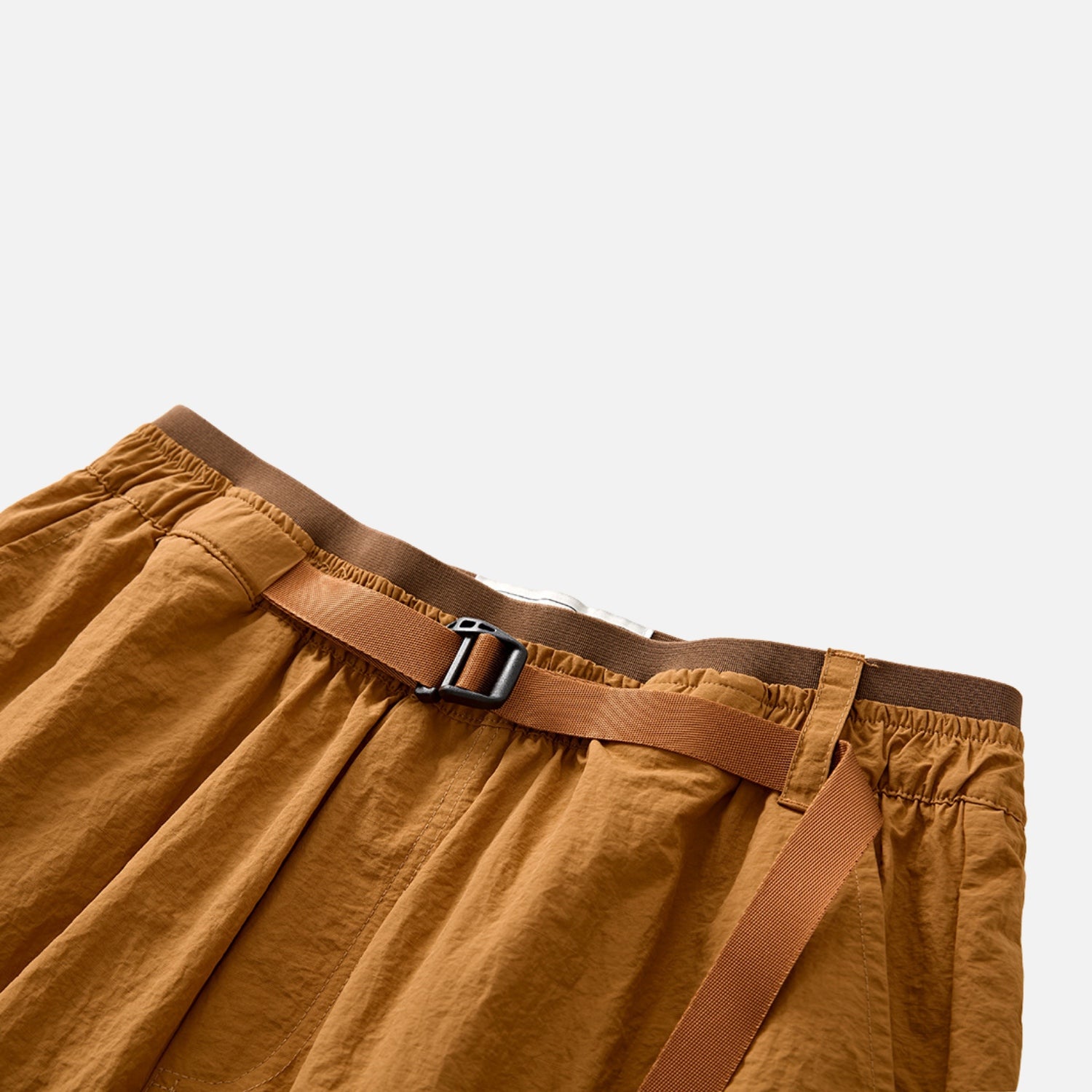 Colorblock Double-Waist Shorts
