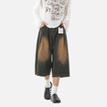 Bermudas de mezclilla vintage lavada