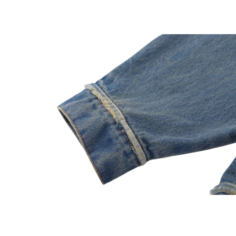 Retro Star Patchwork Embroidered Denim Jacket