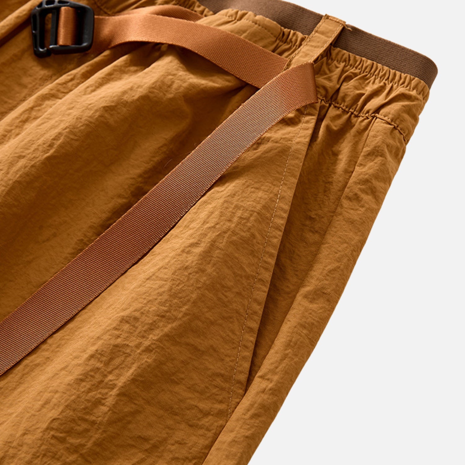 Colorblock Double-Waist Shorts