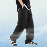 Pantalones casuales de seda de hielo
