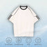 Ice Silk Stripe Contrast Tee