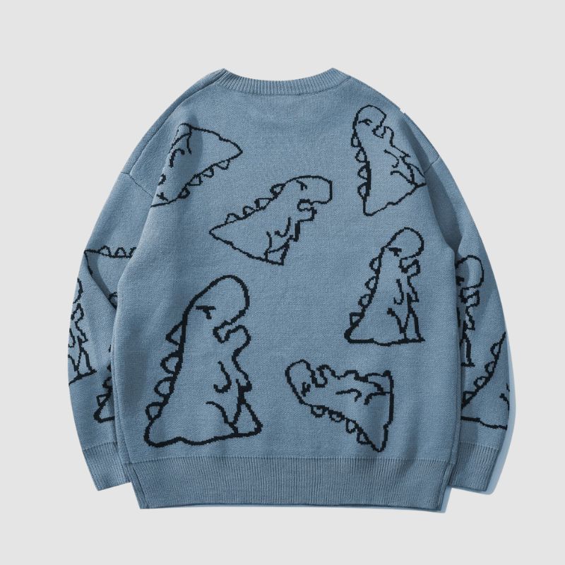 Suéter estampado de dinosaurios
