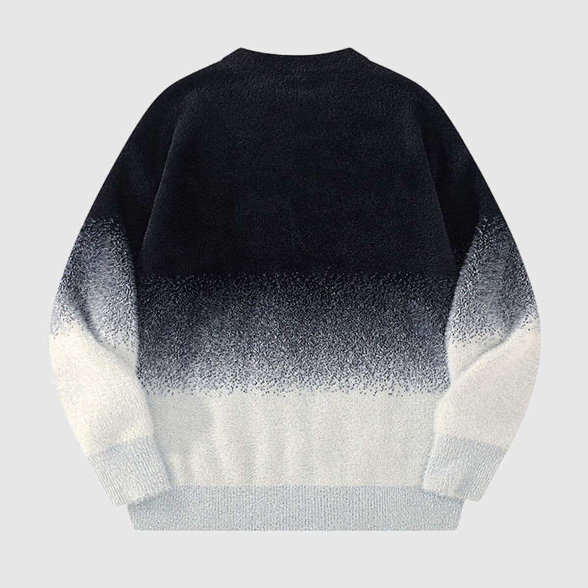 Strickpullover mit Farbverlauf