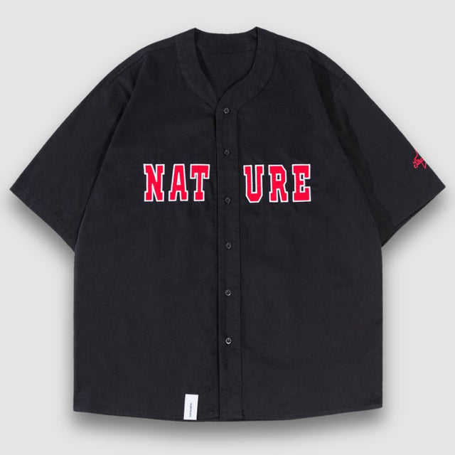 Camisetas de béisbol sólidas Nature