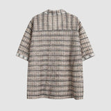 Camisas de rayas con parche de bolsillo