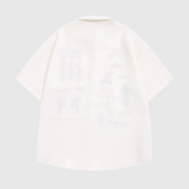 Floral Embroidered Summer Shirt