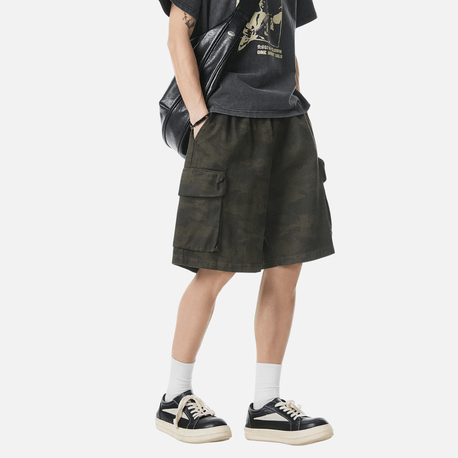 Vintage Camo Cargo Shorts
