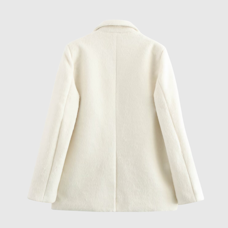 Faux Fur Effect Blazer