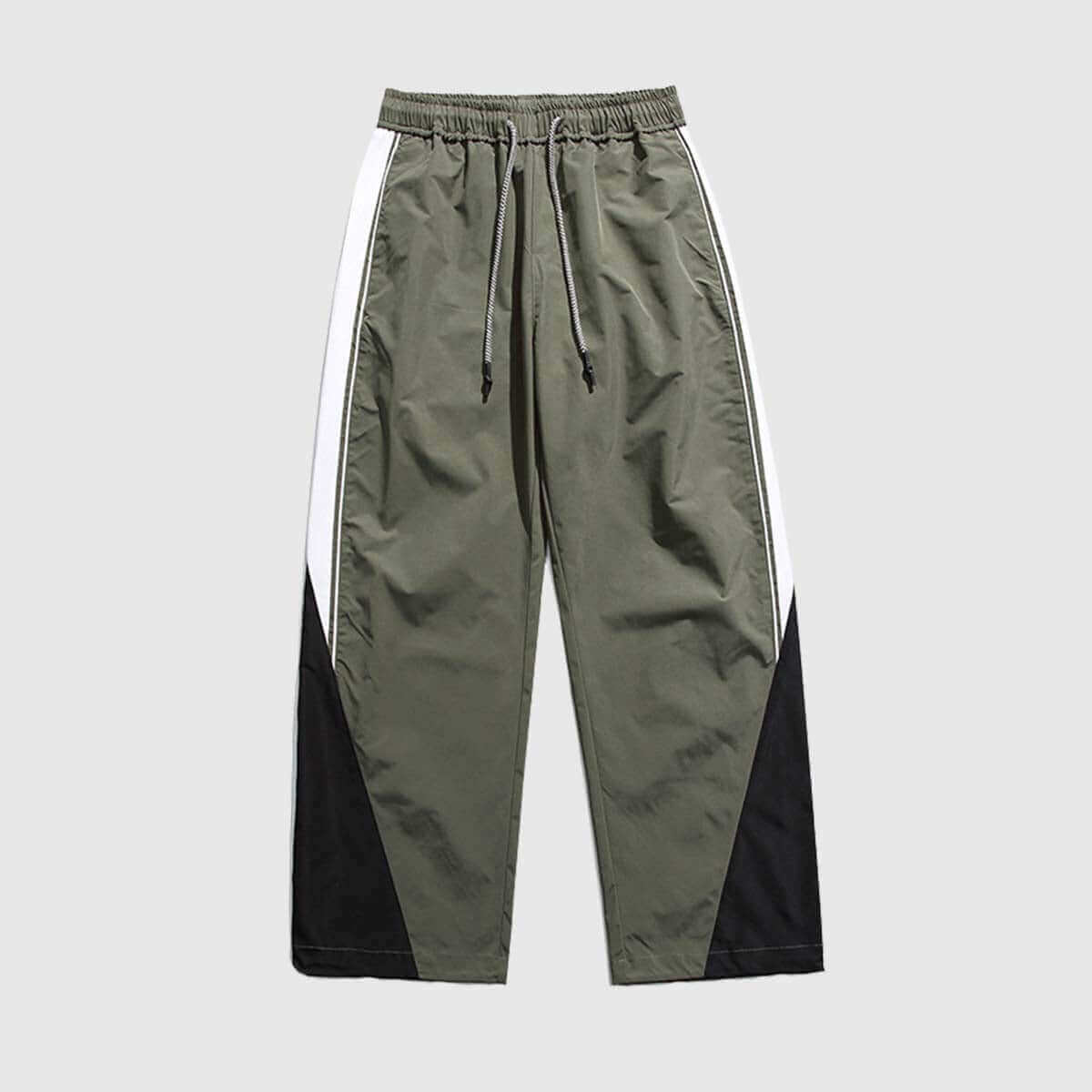 Pantalones deportivos casuales con bloques de color para unisex