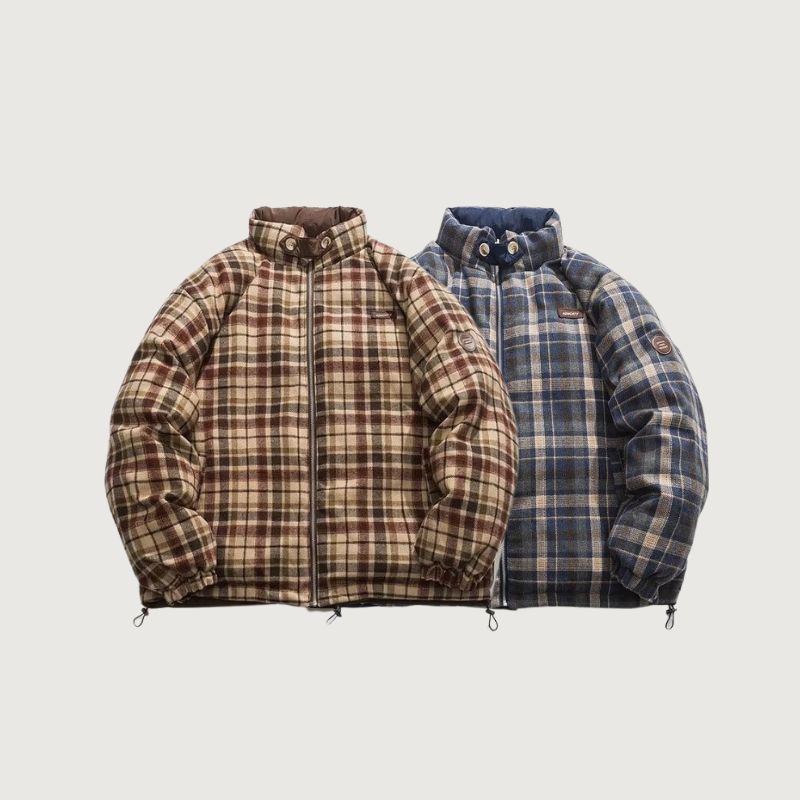 Reversible Sporty Casual Padded Jacket