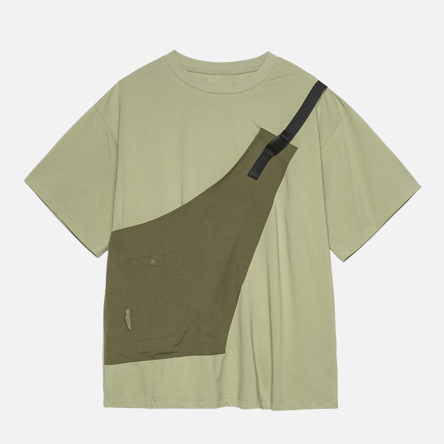 Outdoor Pocket Patchwork T-Shirt