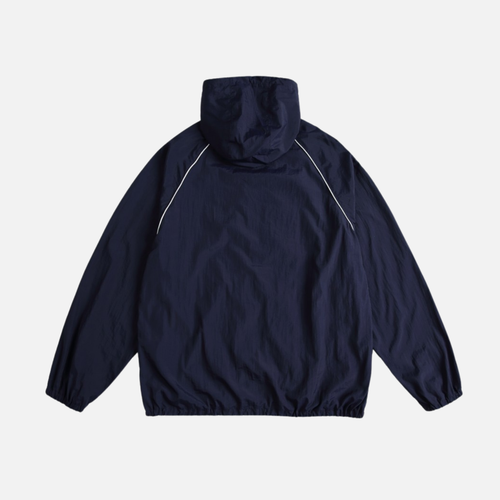 Blouson coupe-vent léger à capuche à blocs de couleurs