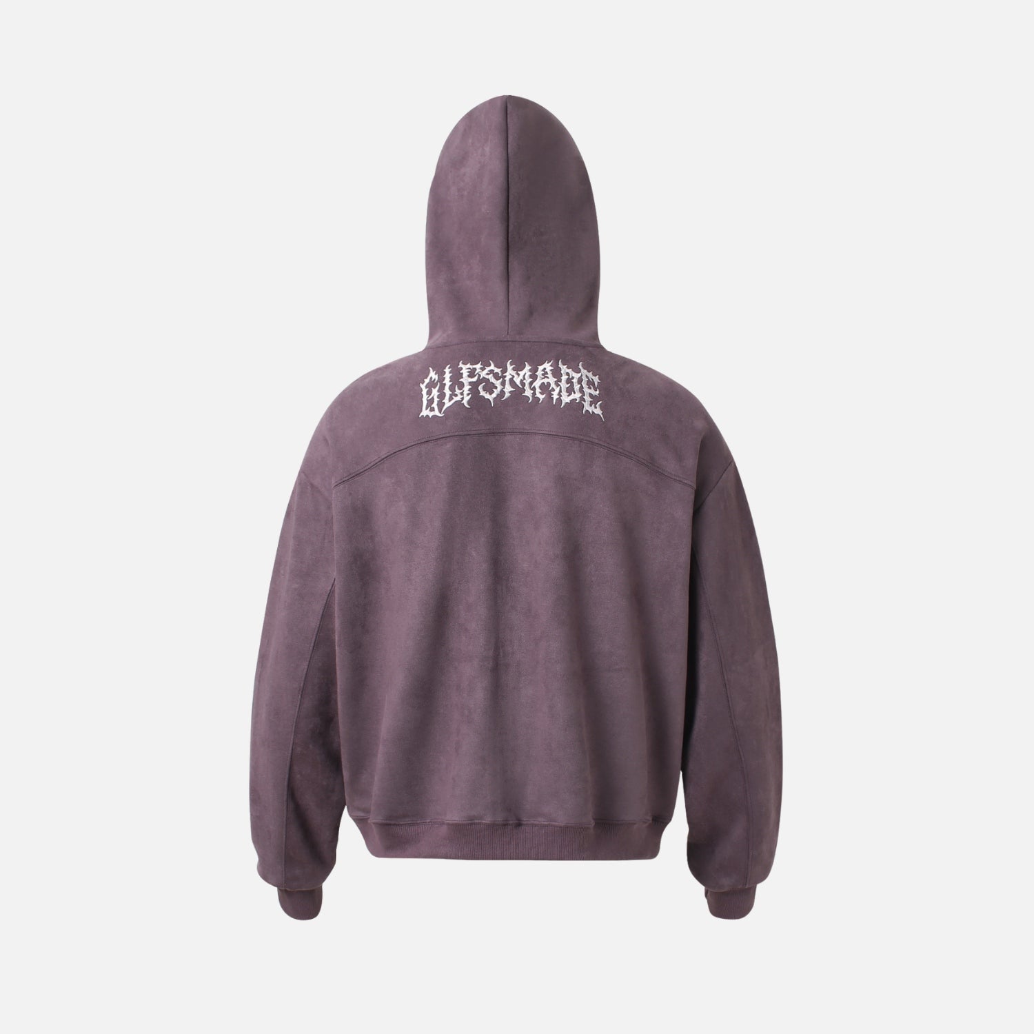 Retro Suede Hoodie Jacket