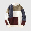 Bunter Patch-Pullover