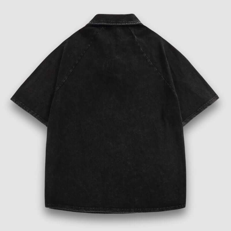 Camiseta con flores lavadas