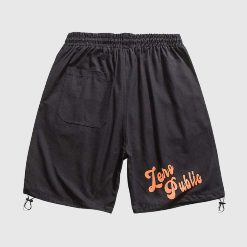 Sommershorts aus Baumwolle mit Grafik