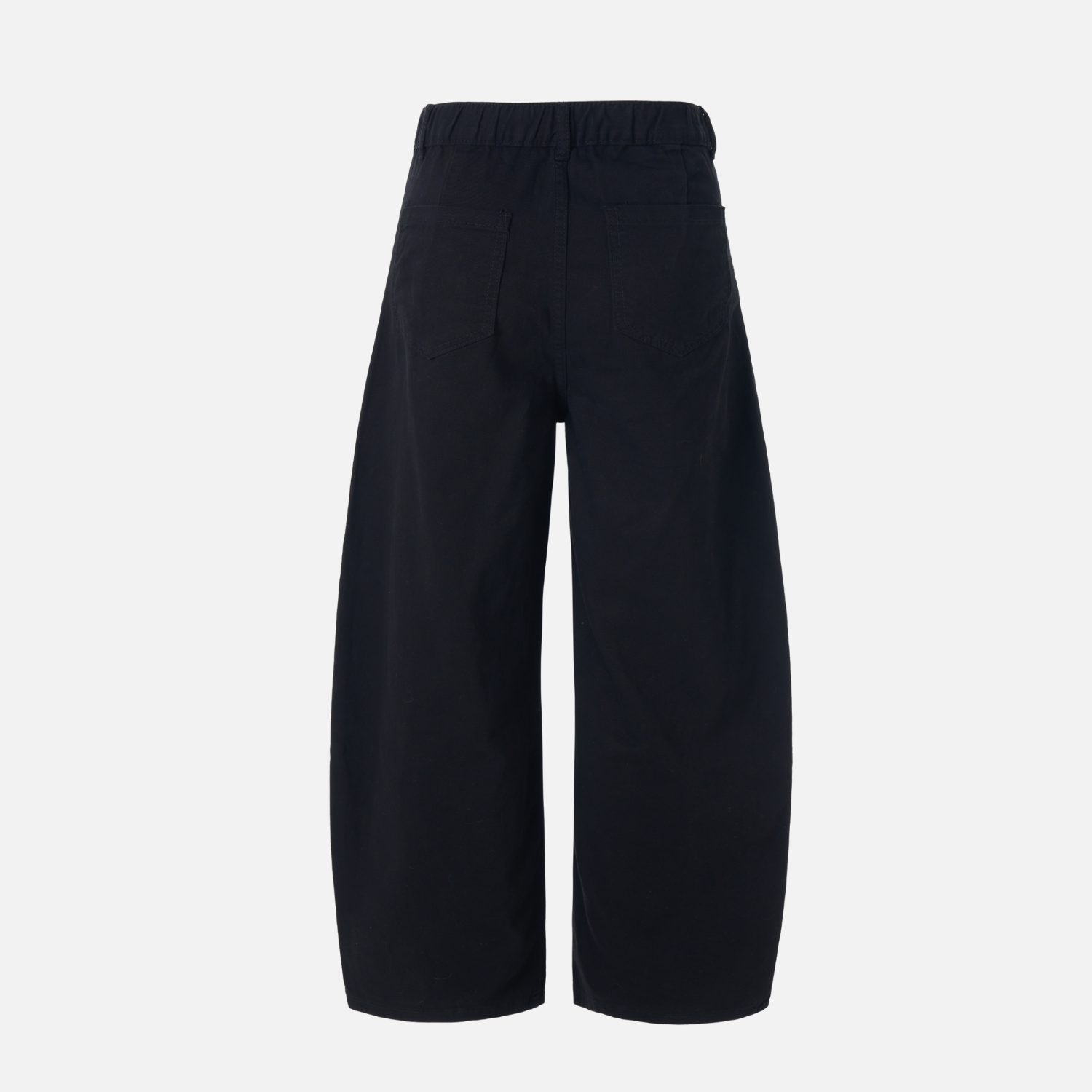 Pendant Detail Slant Cargo Baggy Pants