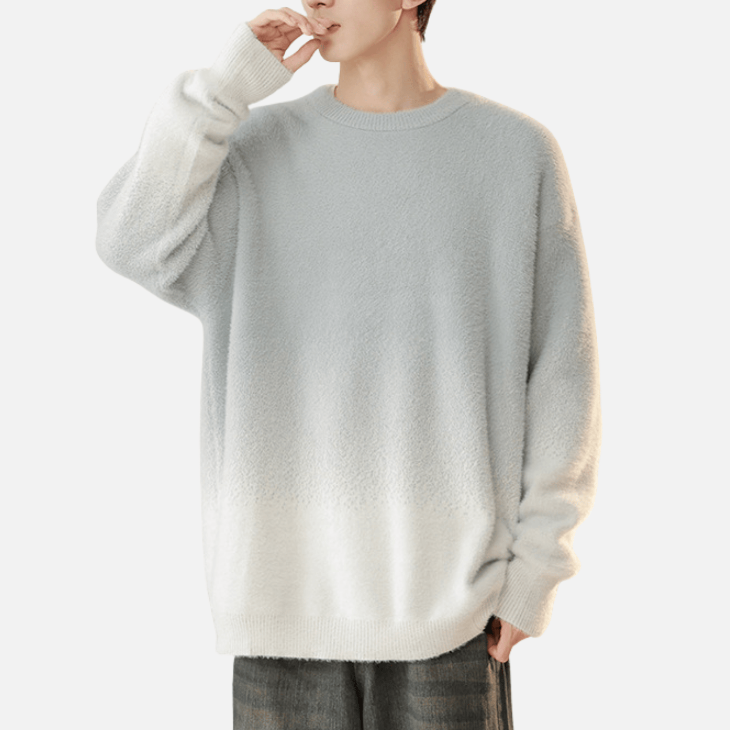 Strickpullover mit Farbverlauf