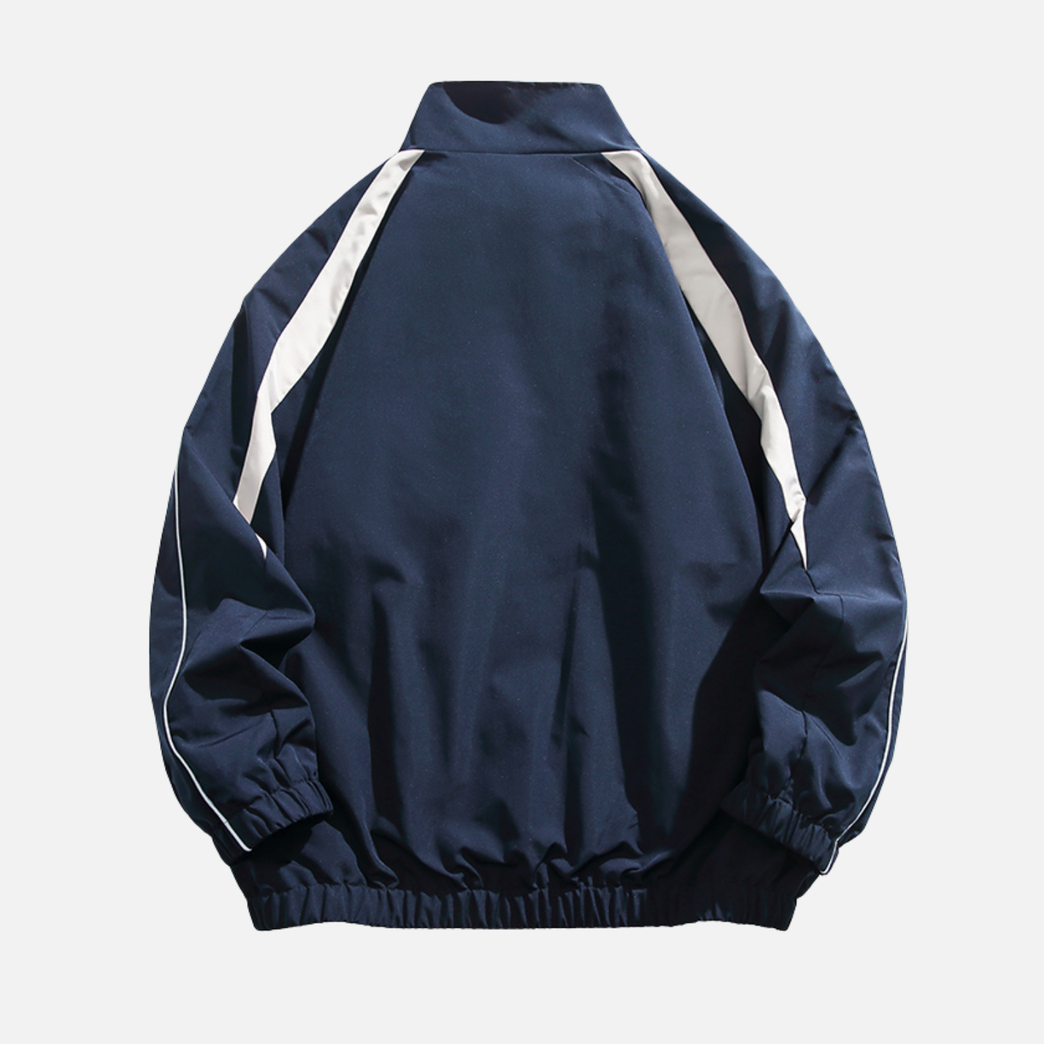 Patchwork Stand Collar Jacket