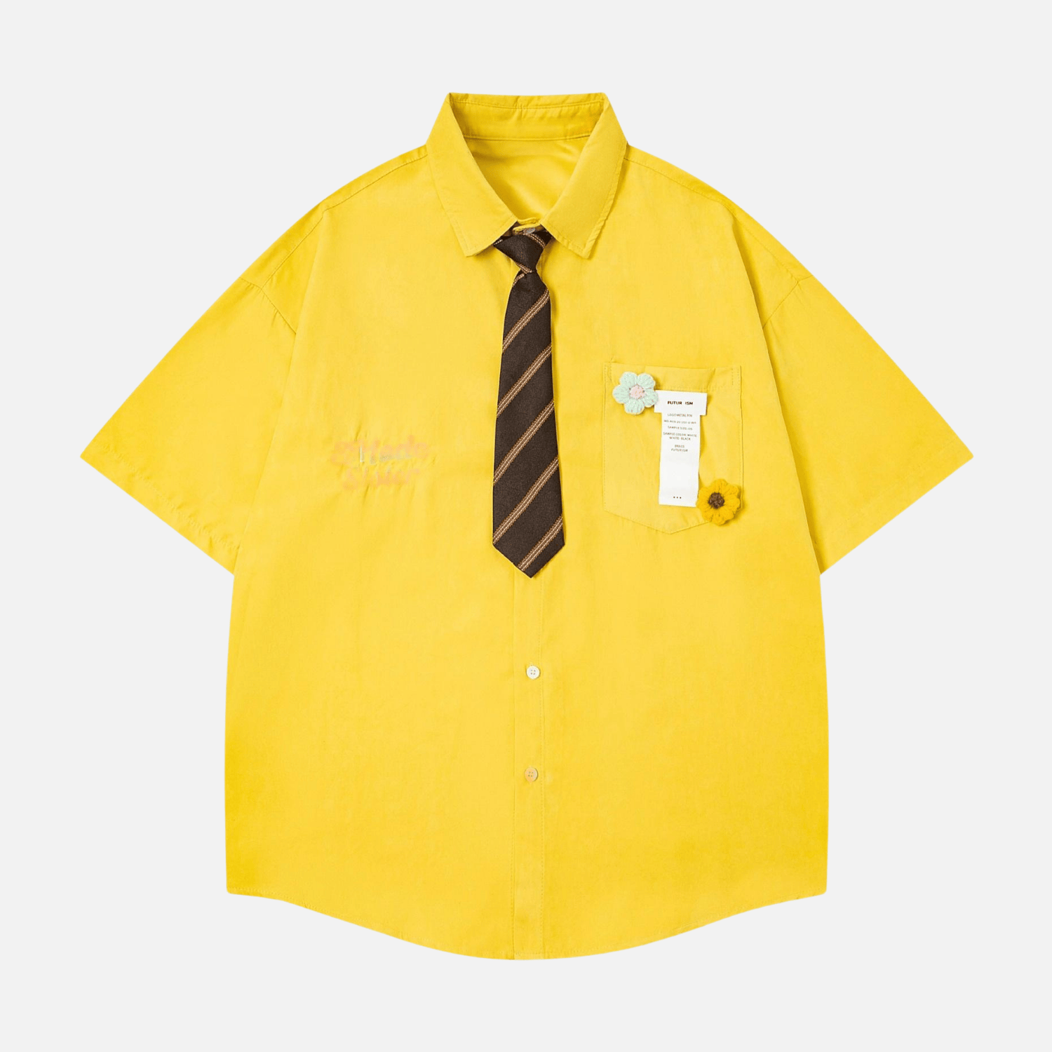 Japanese Retro Shirt with Tie