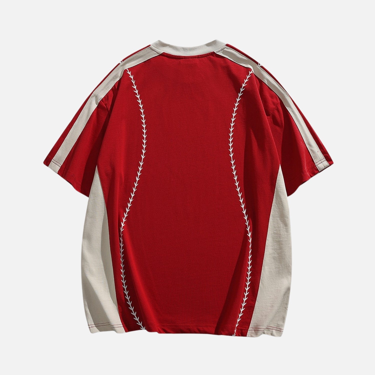Colorblock "Baseball" Cotton Tee