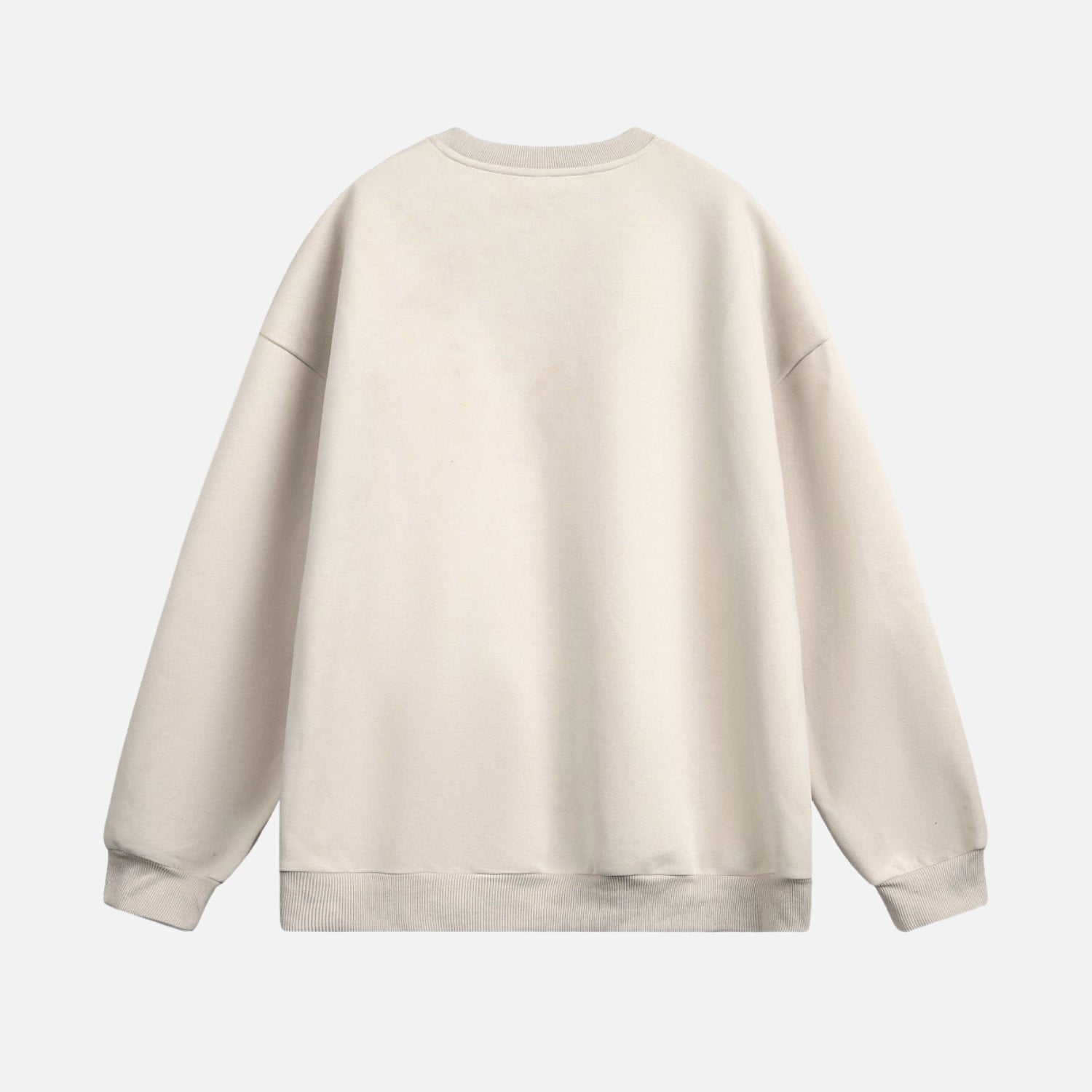 Schweres Sweatshirt mit Farbblock-Nähten