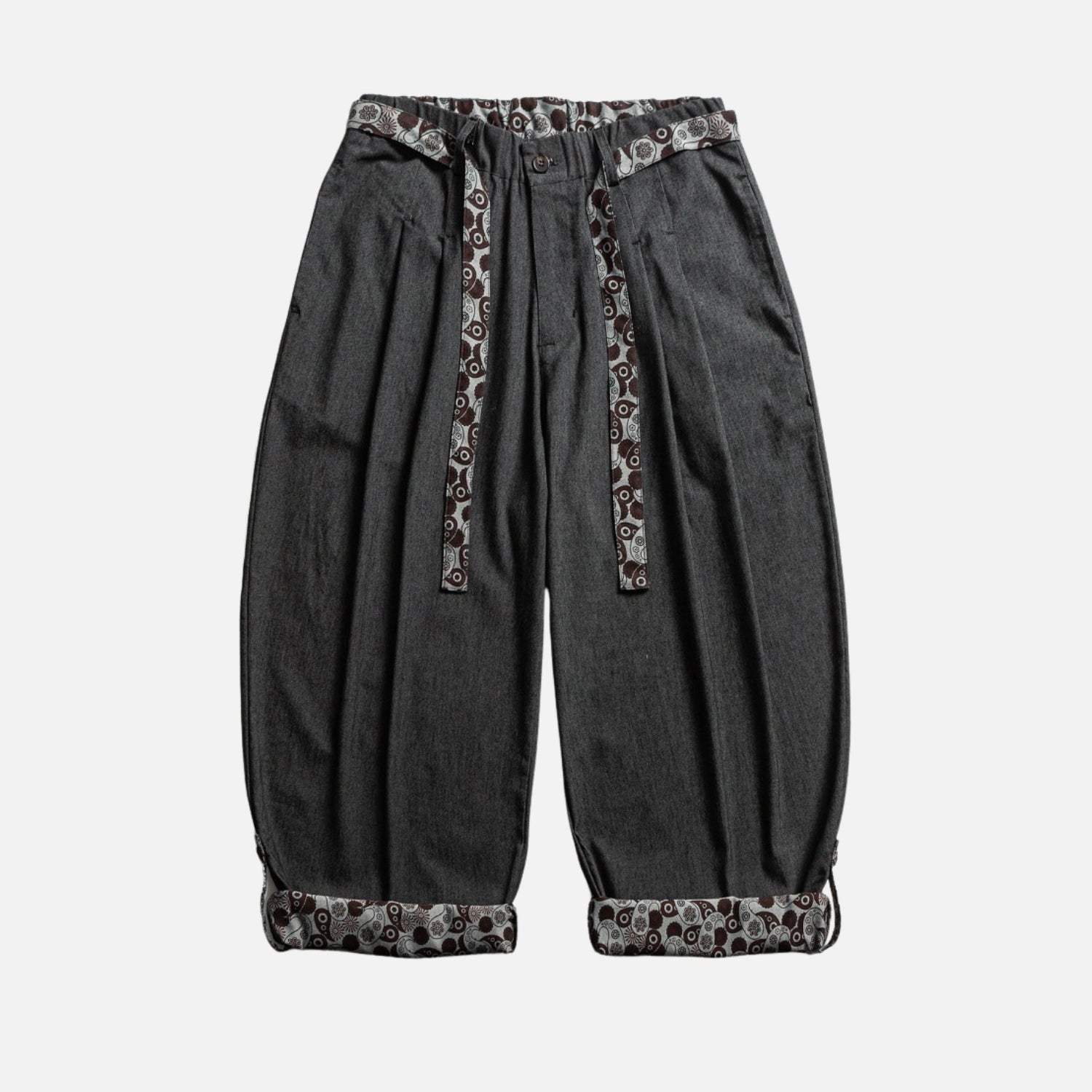 Wide-Leg Casual Baggy Pants