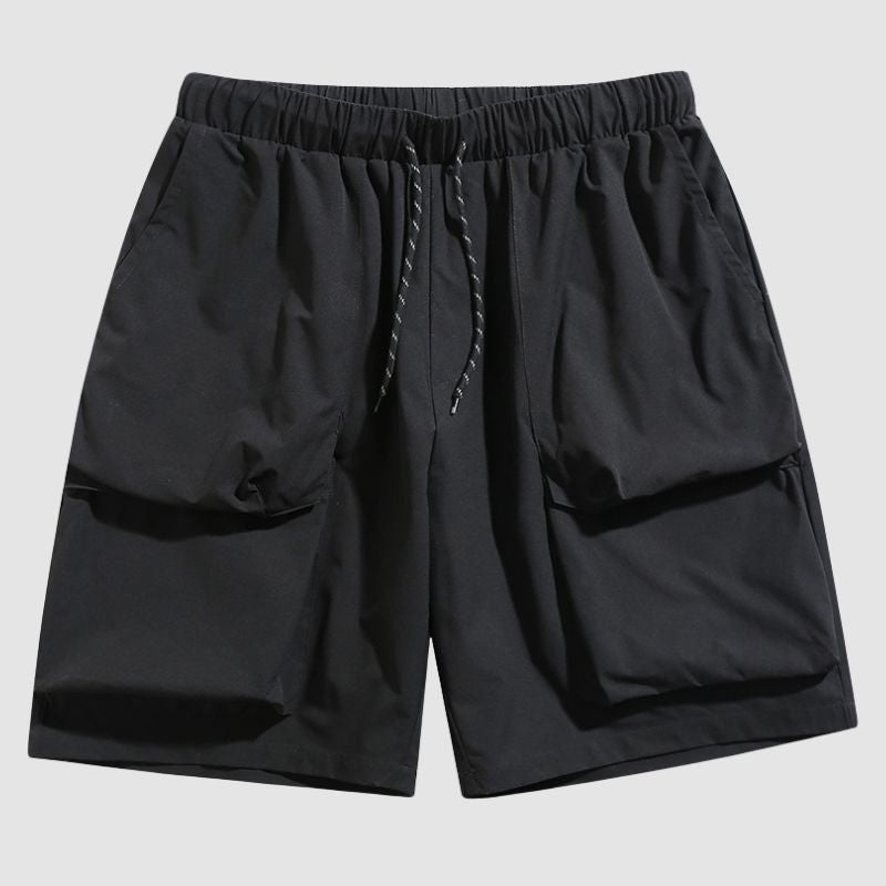 Pantalones cortos cargo con bolsillos grandes en 3D