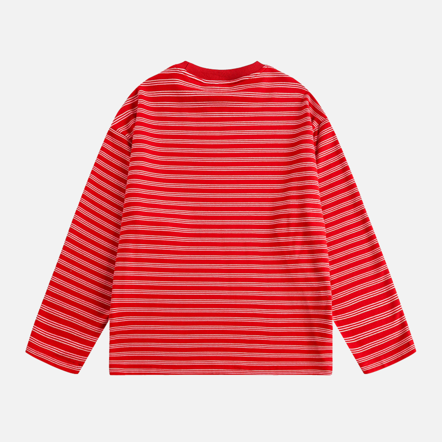 Striped Crewneck Long Sleeve Tee