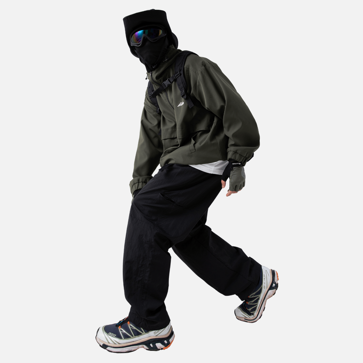 Pantalones Yamamoto con cinturón repelentes al agua