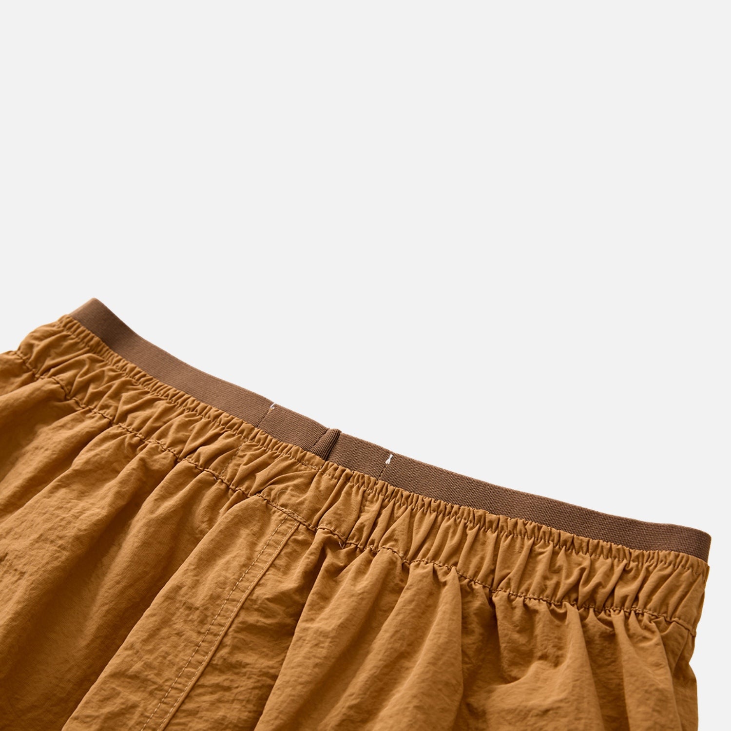 Colorblock Double-Waist Shorts
