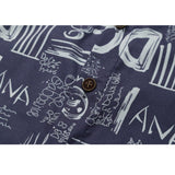 Camiseta con estampado completo de grafiti