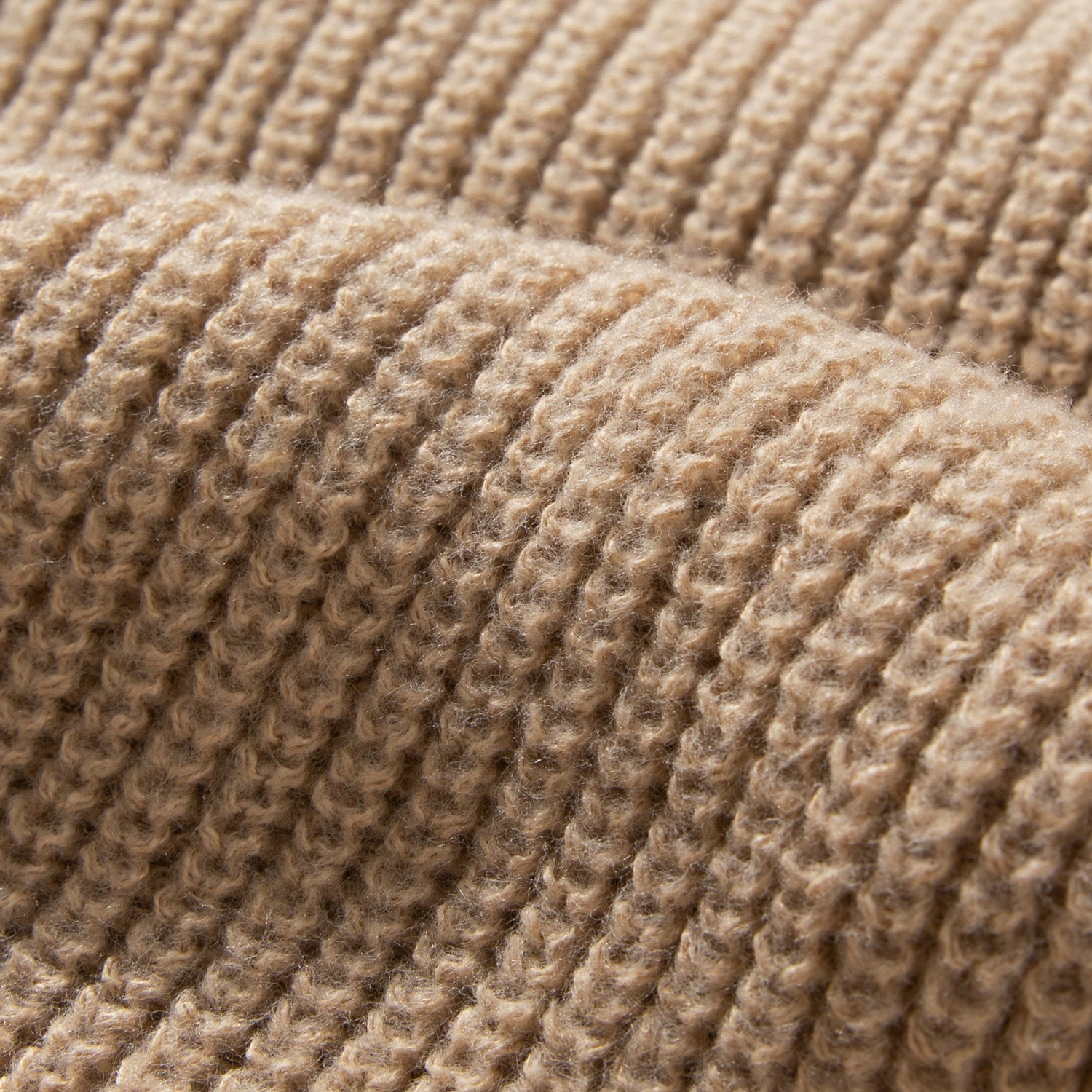 Solid Color Knit Hoodie