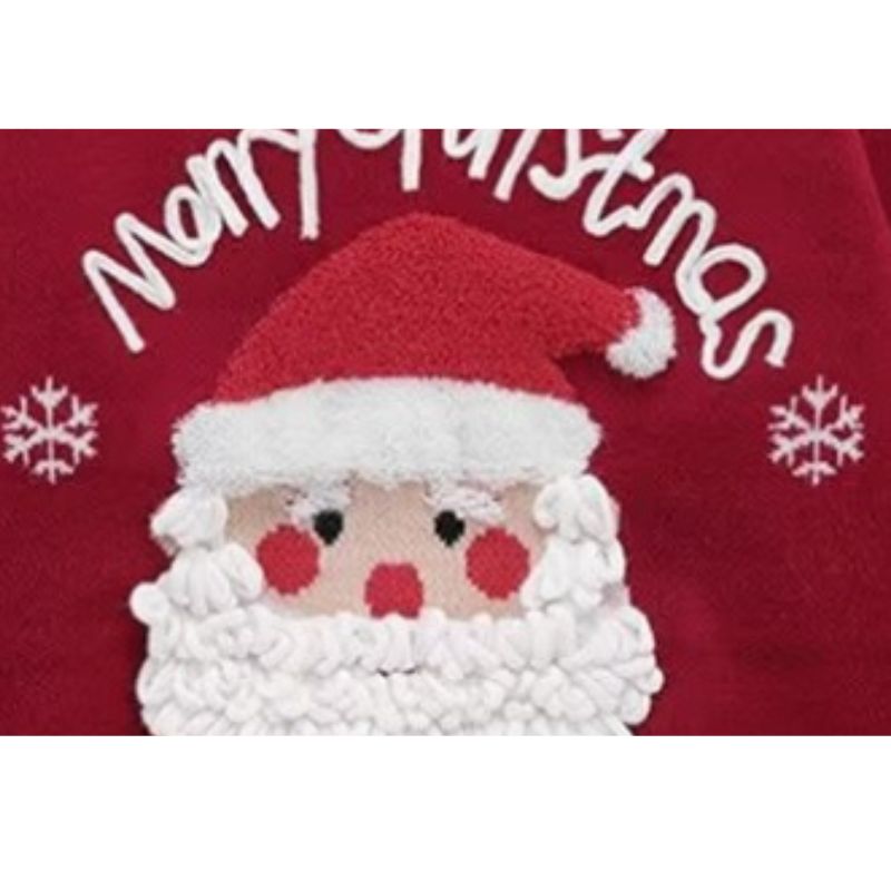 Suéter navideño vintage de Papá Noel