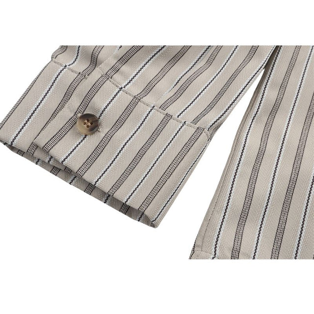 Camisa vintage de rayas verticales
