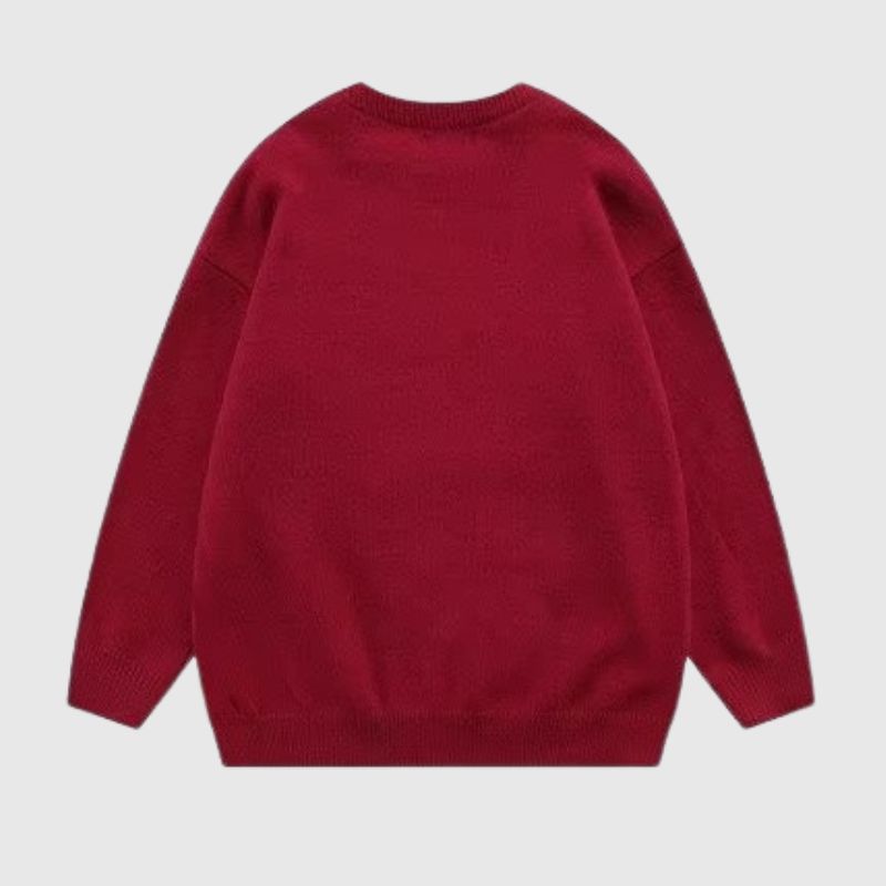 Suéter navideño vintage de Papá Noel