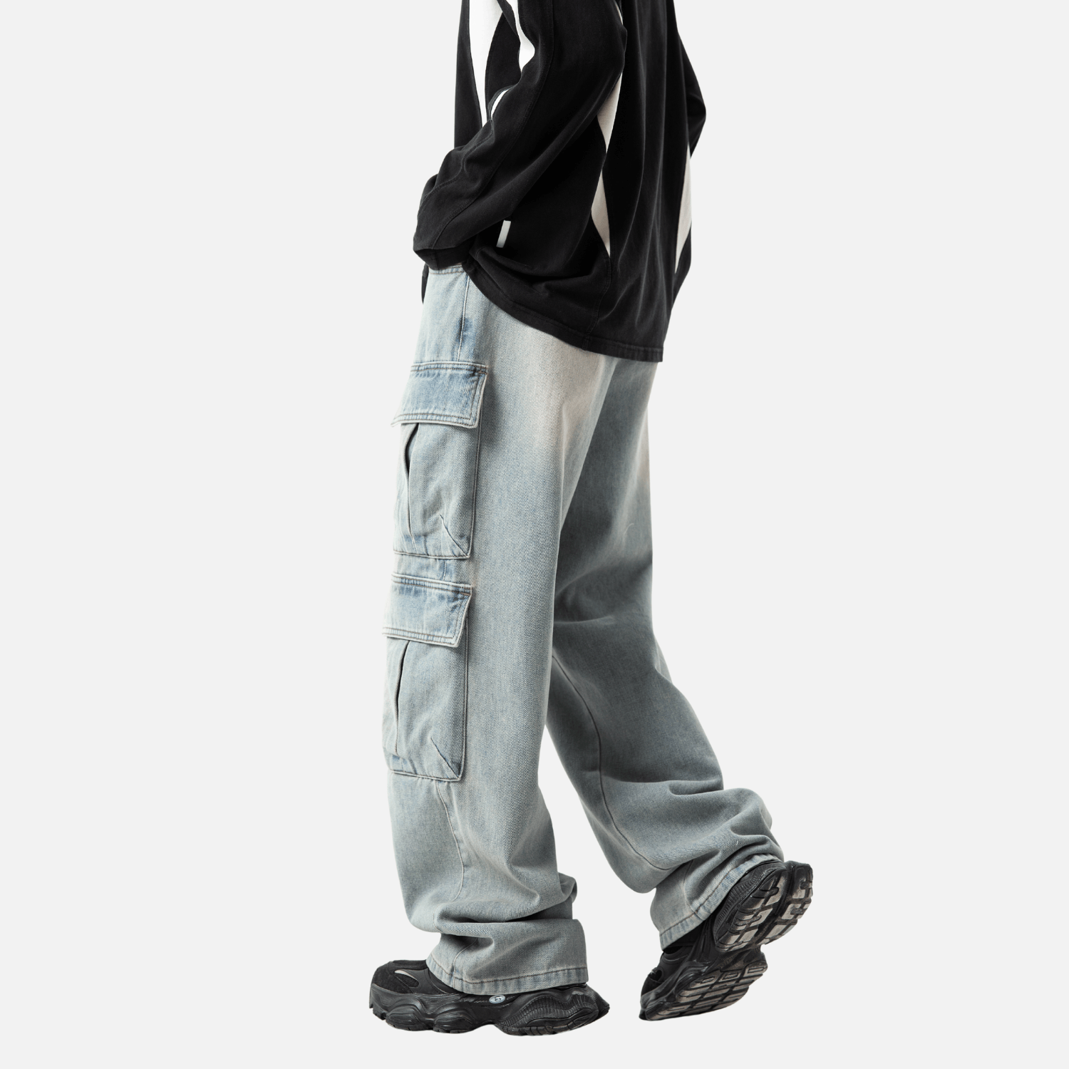 Multi-Pocket Cargo Jean