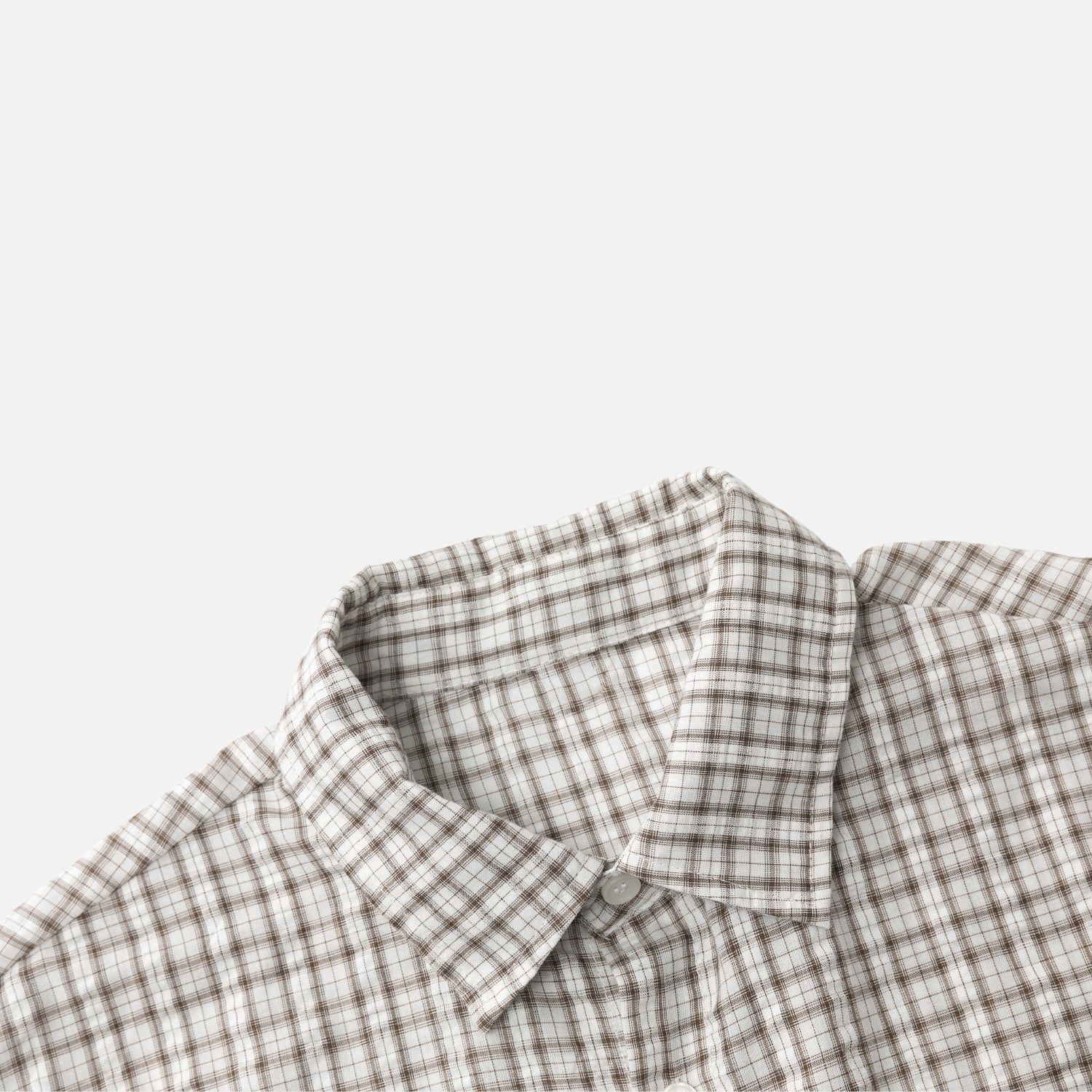 Camisa a cuadros con bloques de color