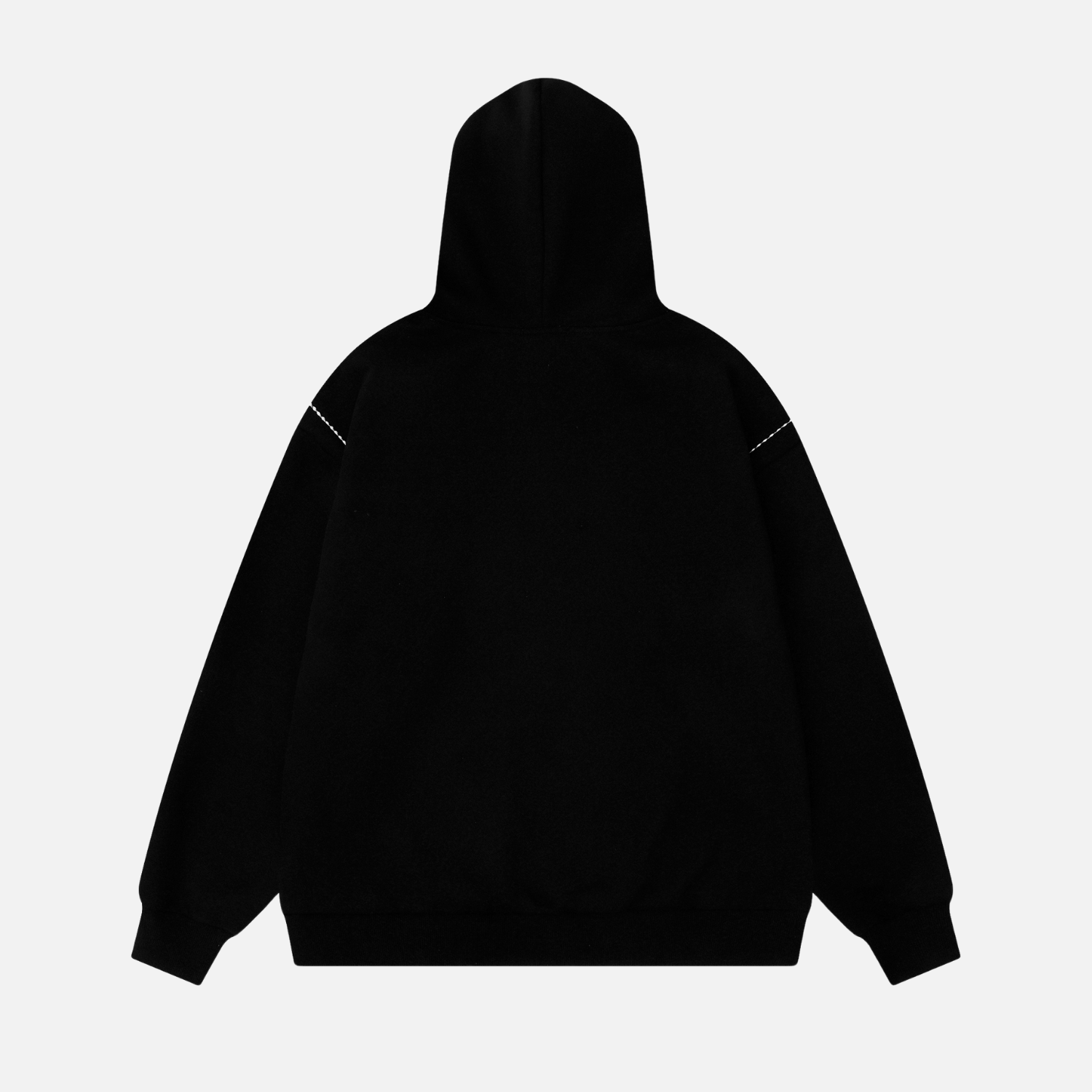 Embroidered Letter Hoodie